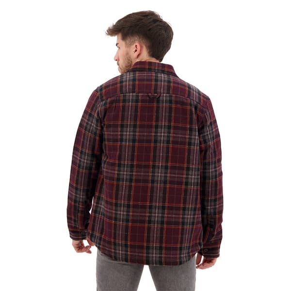 Superdry Långärmad Tröja Merchant Quilted Brun XL Man