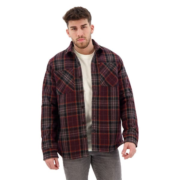 Superdry Långärmad Tröja Merchant Quilted Brun XL Man