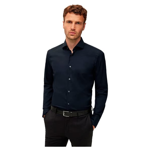 Boss Skjorta P Hank Spread C1 222 Svart 42 / Regular Man