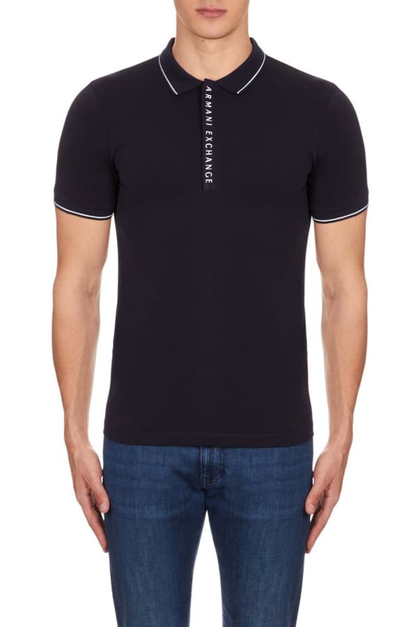 Armani Exchange Polotröja 8nzf71 Blå L Man