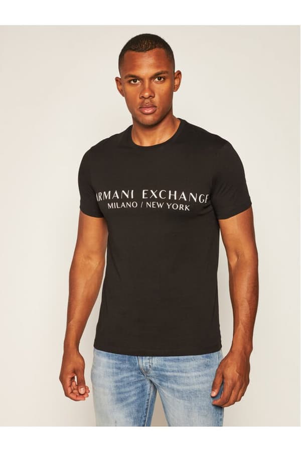 Armani Exchange T-shirt 8nzt72 Z8h4z Sort XL Mand