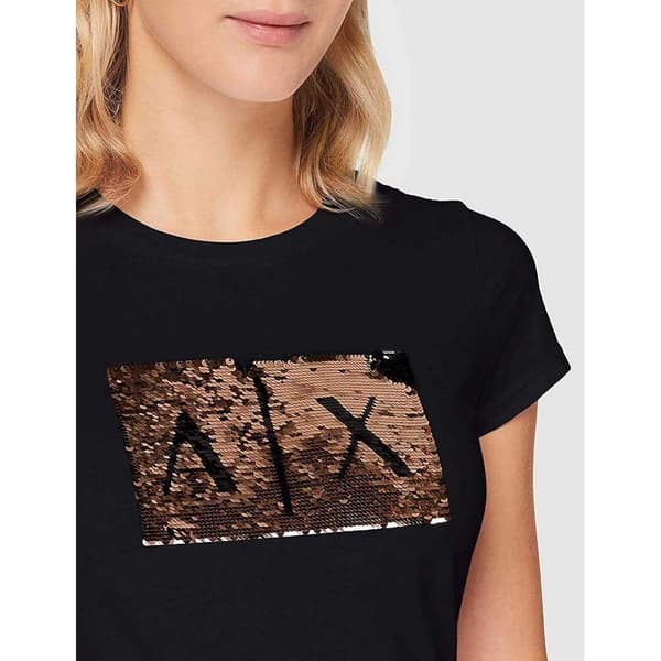 Armani Exchange Lyhythihainen T-paita 8nytdl Musta L Nainen