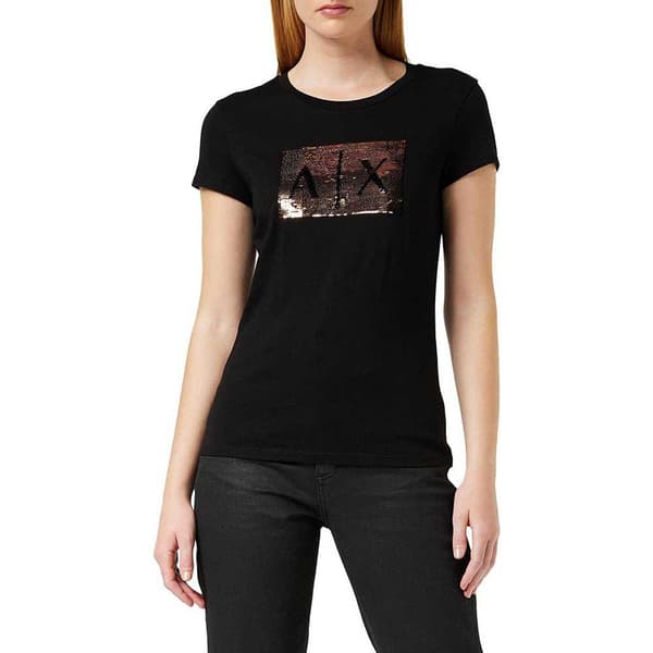Armani Exchange Lyhythihainen T-paita 8nytdl Musta L Nainen