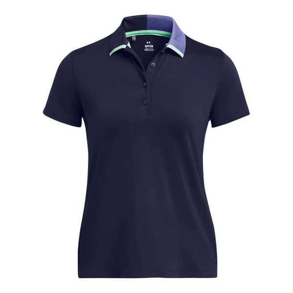 Under Armour Golf Kvinna Kortärmad Polo Playoff Pitch Blå S