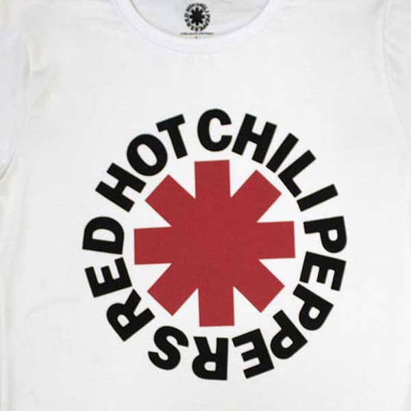 Red Hot Chili Peppers Classic Asterisk Womens Skinny Fit T Shirt