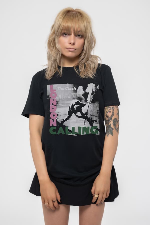 The Clash London Calling Womens Skinny Fit T Shirt