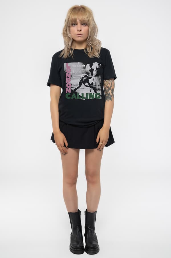The Clash London Calling Womens Skinny Fit T Shirt