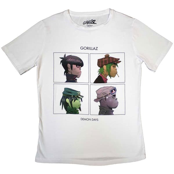 Gorillaz Demon Days Womens Skinny Fit T Shirt
