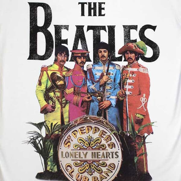 The Beatles Sgt Pepper Womens Skinny Fit T Shirt