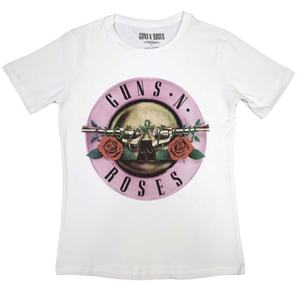 Guns N' Roses Classic Logo Womens Skinny Fit T Shirt