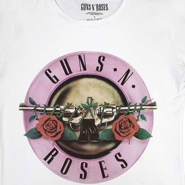 Guns N' Roses Classic Logo Womens Skinny Fit T Shirt