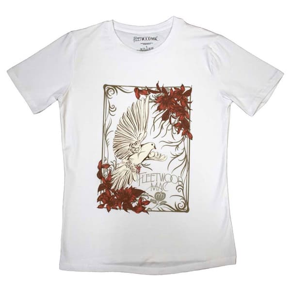 Fleetwood Mac Dove Womens Skinny Fit T Shirt