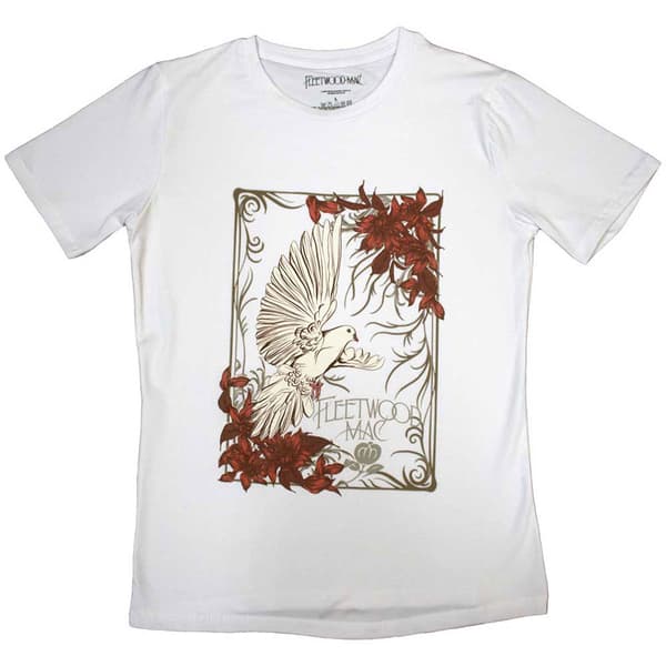 Fleetwood Mac Dove Womens Skinny Fit T Shirt