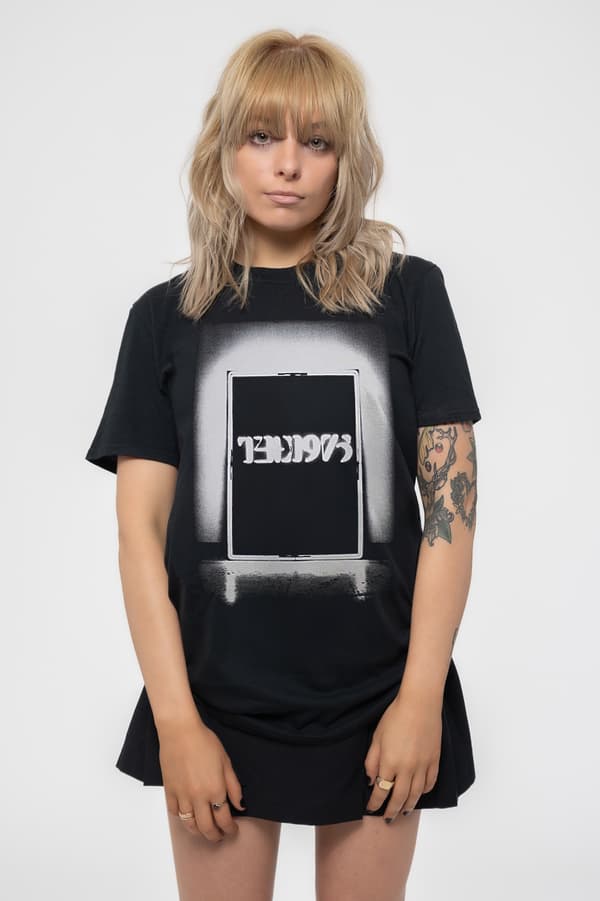 The 1975 Black Tour Womens Skinny Fit T Shirt