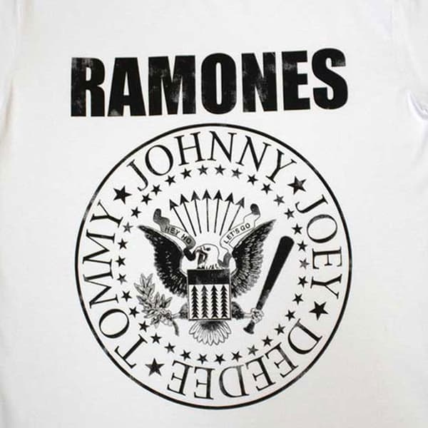 Ramones Presidential Seal Womens Skinny Fit T Shirt