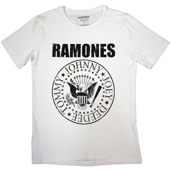 Ramones Presidential Seal Womens Skinny Fit T Shirt