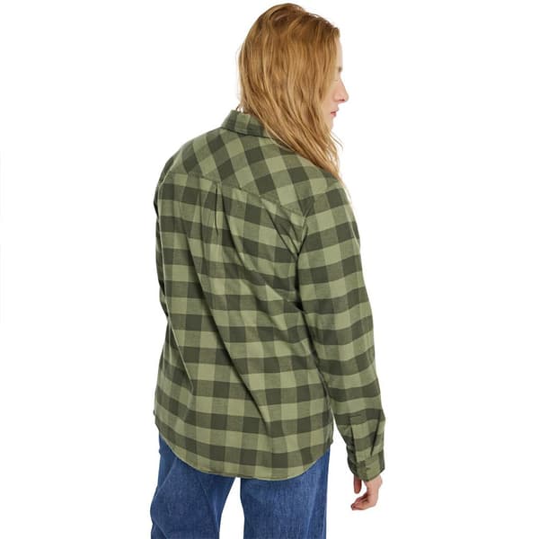 Burton Lang ærmet Skjorte Favorite Flannel Grøn M Kvinde