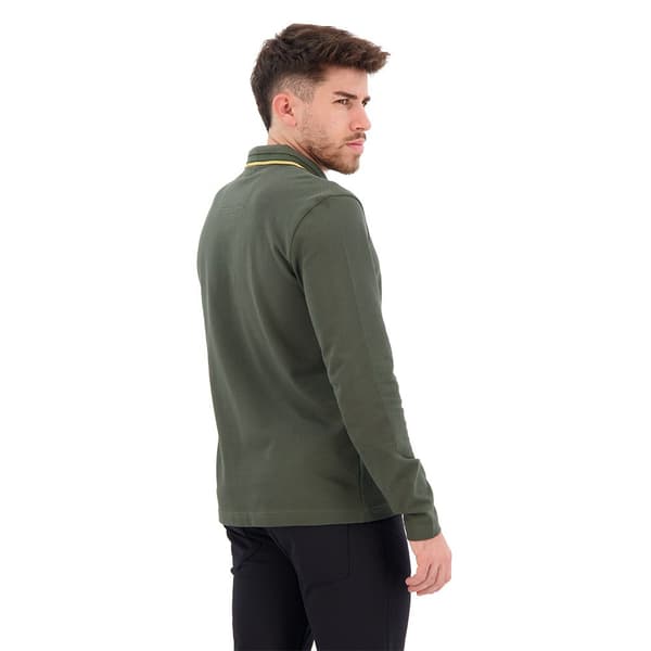 Boss Lyhythihainen Poolo Plisy 10241663 Vihreä 2XL Mies