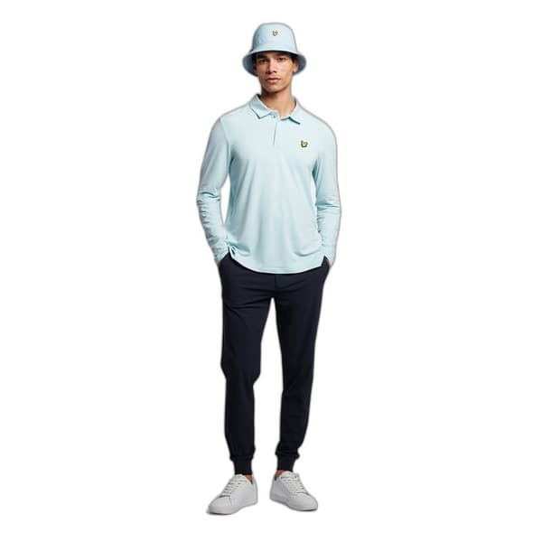Lyle & Scott Långärmad Piké Concealed Button  M