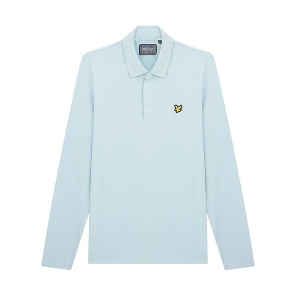 Lyle & Scott Långärmad Piké Concealed Button  M