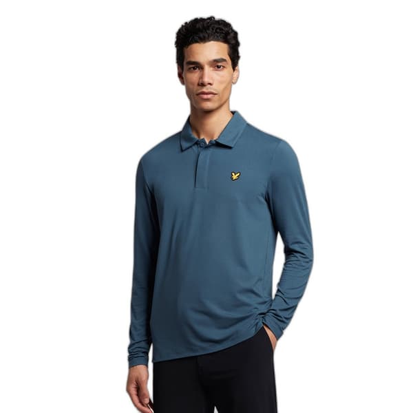 Lyle & Scott Langærmet Polo Concealed Button  2XL