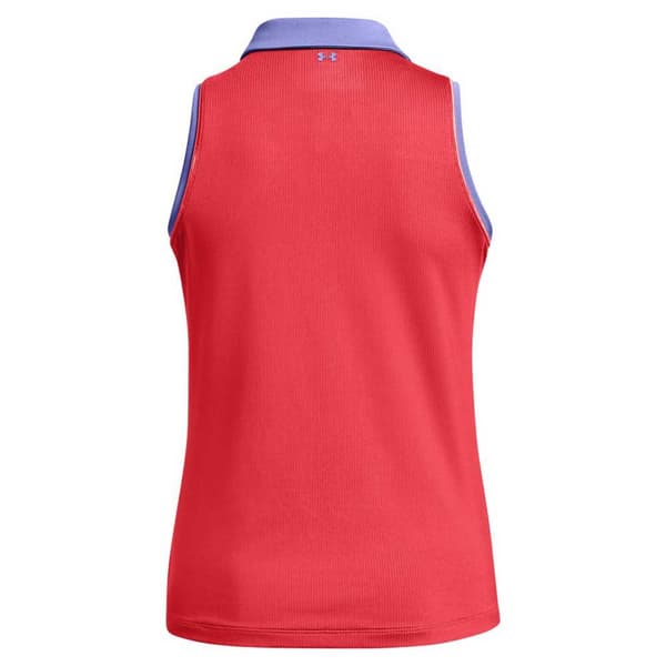 Under Armour Golf Ärmlös Piké För Kvinna Playoff Jacquard  L