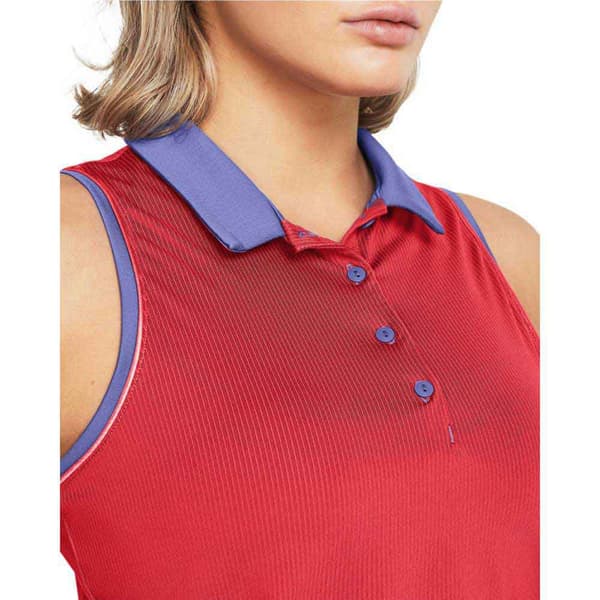 Under Armour Golf Ärmlös Piké För Kvinna Playoff Jacquard  L