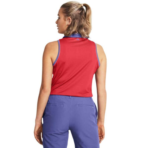 Under Armour Golf Ärmlös Piké För Kvinna Playoff Jacquard  L