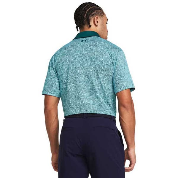 Under Armour Golf Kortærmet Polo Tee To Green Printed  M