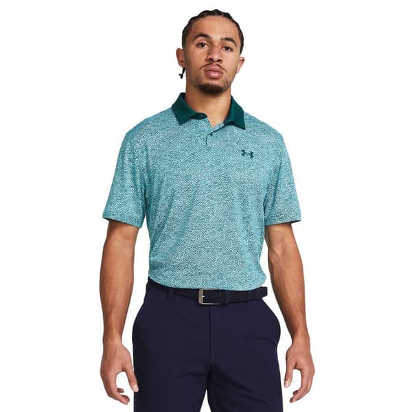 Under Armour Golf Kortærmet Polo Tee To Green Printed M