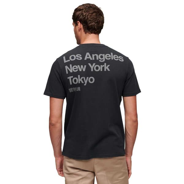 Superdry Kortärmad T-shirt Core Logo City Svart XL Man