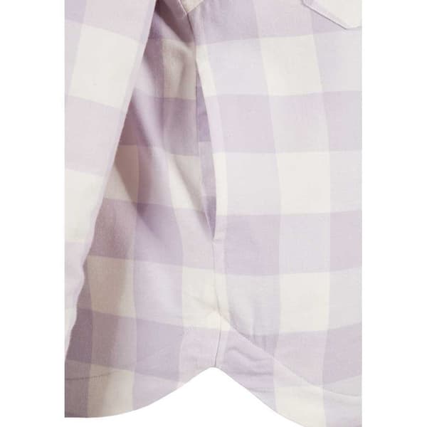 Urban Classics Lang ærmet Skjorte Flanell Over Blå S Kvinde