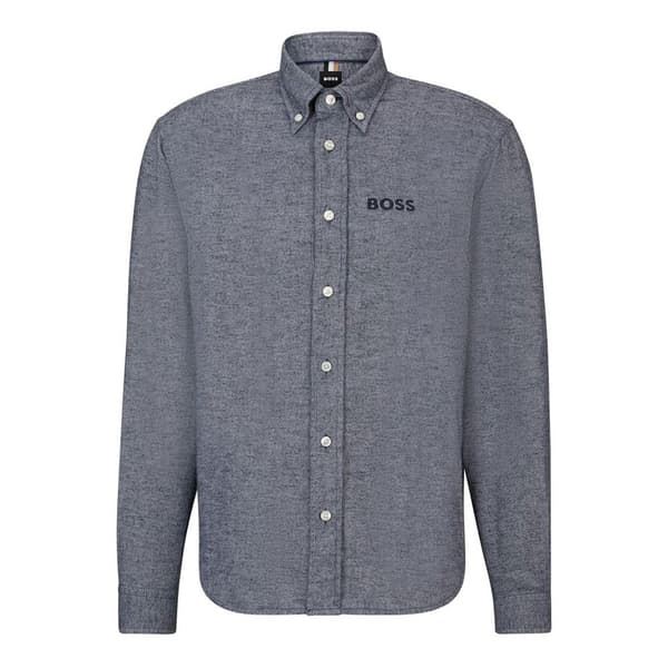 Boss Lang ærmet Skjorte Owen Bd C1 234 10253522 Blå M Mand