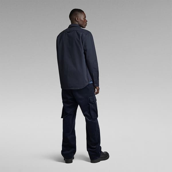 G-star Pitkähihainen Paita Cpo Regular Fit Sininen XL Mies