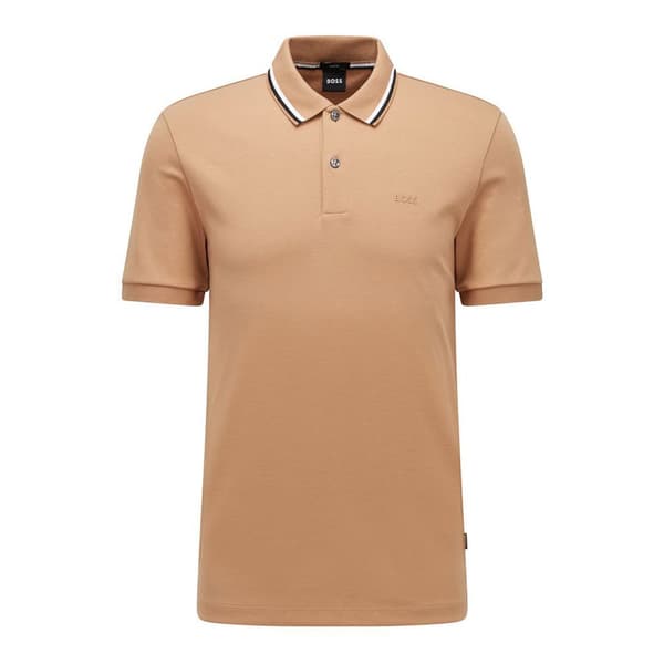 Boss Kortærmet Polo Penrose 38 Beige L Mand