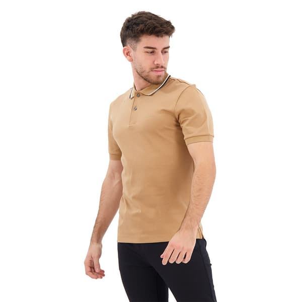 Boss Kortærmet Polo Penrose 38 Beige L Mand