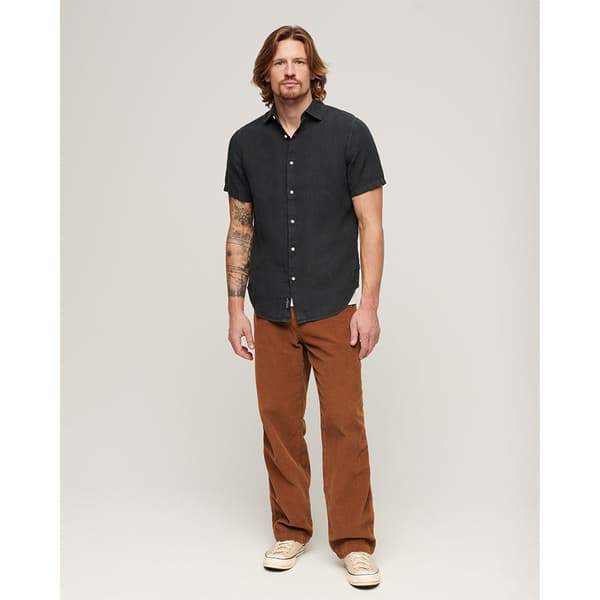 Superdry Kortärmad T-shirt Med Rund Hals Studios Casual Linen XL Man