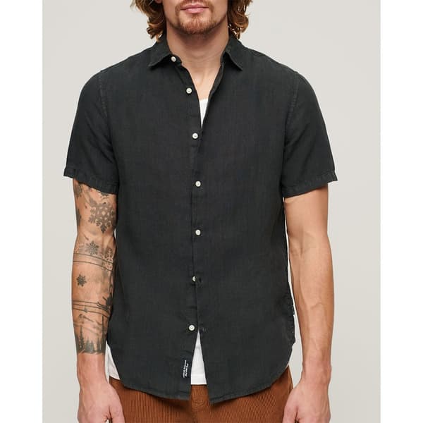 Superdry Kortärmad T-shirt Med Rund Hals Studios Casual Linen XL Man