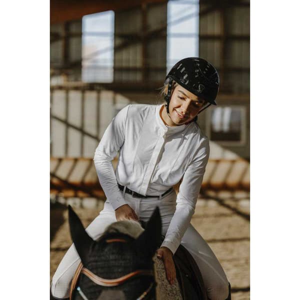 Equitheme Langærmet Polo Julia  XS