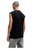 Miniatyrbillede 2 af 5: Hugo Ærmeløs T-shirt Dankto H Sort S Mand
