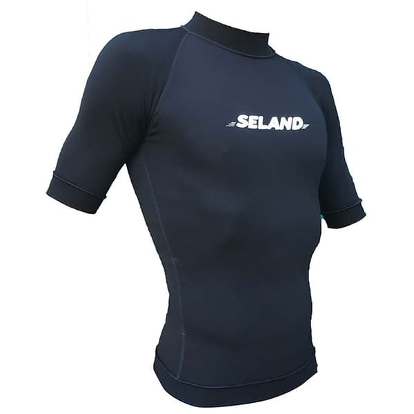 Seland Kortärmad T-shirt Elastan Svart M Man