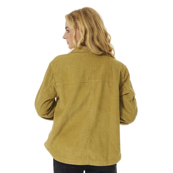 Rip Curl Lang ærmet Skjorte Stevie Cord Grøn 2XS Kvinde