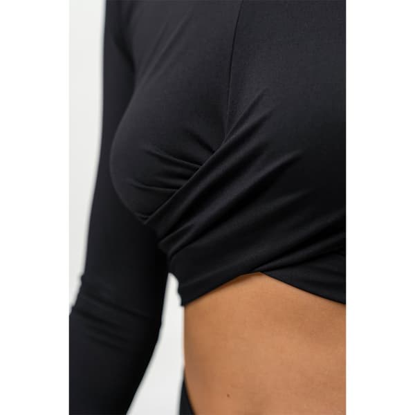 Nebbia Langærmet Top Cropped Elevated XS Kvinde
