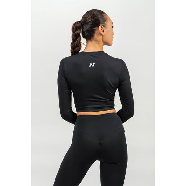 Nebbia Langærmet Top Cropped Elevated XS Kvinde