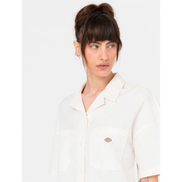 Dickies Kortärmad Tröja Vale Beige S Kvinna