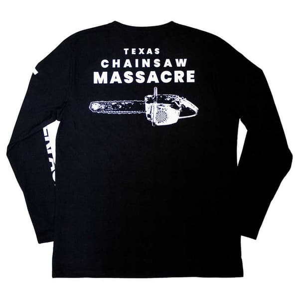 The Texas Chainsaw Massacre Leather Face Long Sleeve T Shirt