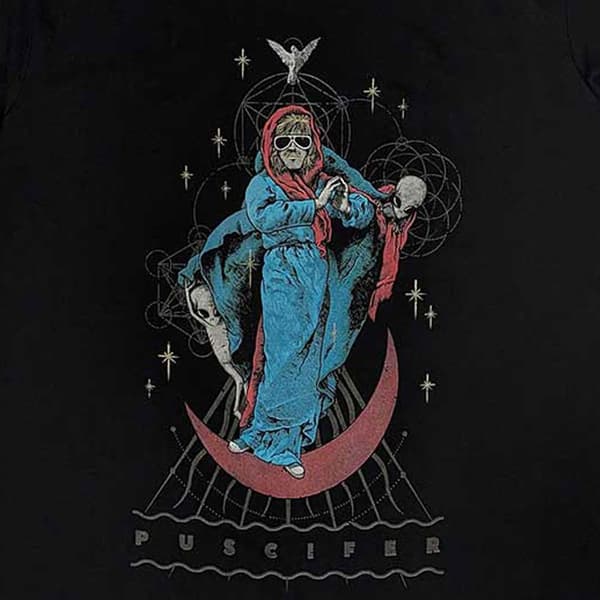 Puscifer Crescent Billy Band Logo T Shirt