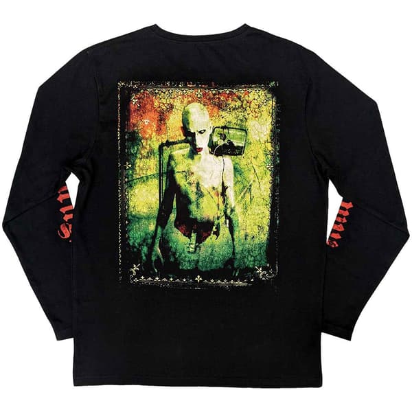 Marilyn Manson X111 Death Logo Long Sleeve T Shirt