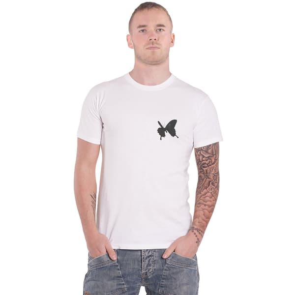 Post Malone Curved Logo 2023 Tour T Shirt White L