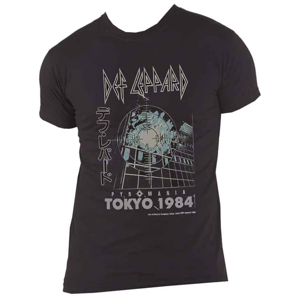 Def Leppard Tokyo Band Logo T Shirt